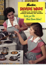 1956 PAPER AD 4 PG Revere Cook Ware Toy Play Store caixa de exibição conjuntos cafeteira comprar usado  Enviando para Brazil