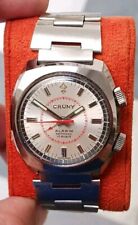 Used, RARE VINTAGE CAUNY PRIMA ALARM WATCH 89-5760 NOS""NEW ALL STOCK""1960 OMEGA MENS  for sale  Shipping to South Africa