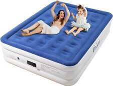 Used, Queen Size Air Mattress with Built in Pump, 18 Inch Elevated Quick Inflation Bed for sale  Shipping to South Africa
