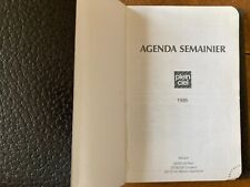 Carnet agenda semainier d'occasion  Barr