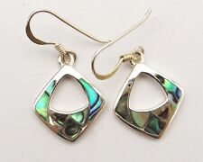 abalone sterling silver earrings for sale  UK