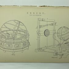ORRERY Eclipsarean 1880s Antique Print Original for sale  Shipping to South Africa
