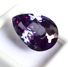 AAA+ Zimbabwe Color Changing Alexandrite 17.5 CT's Earth Mined Pear Cut Gemstone for sale  Shipping to South Africa