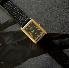 Relógio de pulso masculino japonês Seiko fino quartzo nova bateria folheado a ouro comprar usado  Enviando para Brazil