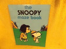 Snoopy maze book for sale  Grand Junction