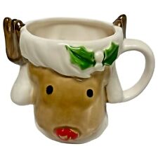 Rudolph reindeer mug for sale  Ferriday