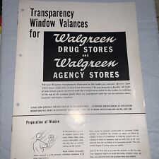 Walgreen drug transparency for sale  Acworth