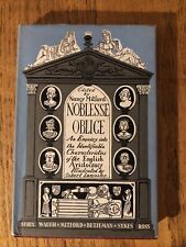 NOBLESSE OBLIGE 1956 1ST EDITION 1ST PRINT EDITED BY NANCY MITFORD for sale  BIRMINGHAM