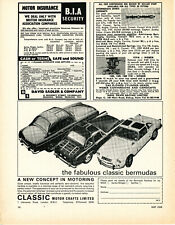 Used, MGB Austin Healey Triumph Spitfire JLC 971D Hard Top advert Neal Davis Racing 68 for sale  NEWCASTLE