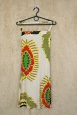 ROBERTO CAVALLI White Floral Bodycon Sleeveless Mini Dress, used for sale  Shipping to South Africa