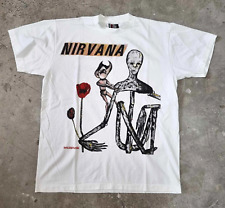 Camisa Vintage Nirvana L Incesticida In Utero Tour Kurt Cobain Sliver Apologies comprar usado  Enviando para Brazil