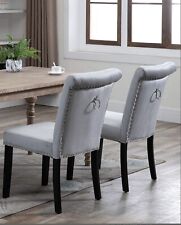 Grey dining chairs for sale  CHIGWELL