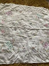 Cotton embroidered tablecloth for sale  LEIGH