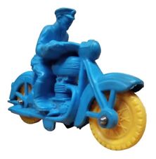 Brinquedo de borracha Auburn polícia motocicleta vintage colecionável brinquedo infantil nostálgico, usado comprar usado  Enviando para Brazil