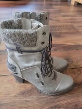 Stiefelette taupe damen gebraucht kaufen  Schönheide