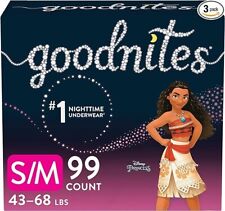 Goodnites Girls' Nighttime Bedwetting Underwear, S/M, 43-68 lbs, 99 Ct for sale  Shipping to South Africa