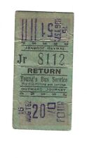 Bus ticket young for sale  SOUTHAMPTON