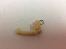 Used, Vintage Celluloid Cracker Jack Gumball Prize Native American Rowing Canoe Charm  for sale  Shipping to South Africa