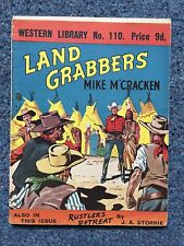 Western Library pulp fiction # 110 - Land Grabbers by Mike M'Cracken segunda mano  Embacar hacia Argentina