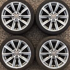 Set Genuine Audi A1 17" Alloy Wheels 10 Spoke Rims 215 45 Tyres 8X0601025AT 8x0, used for sale  UK