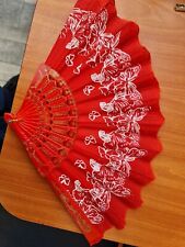 silk hand fans for sale  CREWE