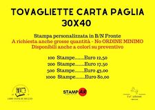 Tovagliette stampa personalizz usato  Arezzo