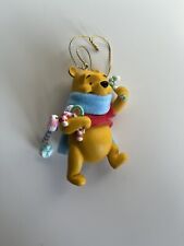 Winnie the Pooh Navidad Navidad Adorno bastones de caramelo y bufanda Disney segunda mano  Embacar hacia Argentina