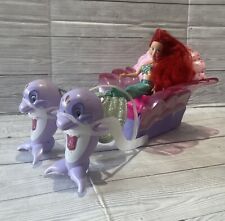 Disney Princess Ariel Royal Chariot Little Mermaid Sea Carriage & Dolphins Rare, used for sale  Shipping to South Africa