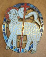 Enameled brass lamb for sale  Bluffton