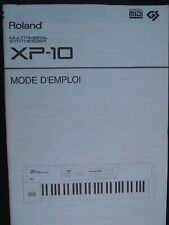Roland Manual Francés XP10 XP-10 Moda Uso Sintetimbral Sintetizador Muy Bueno, usado segunda mano  Embacar hacia Argentina
