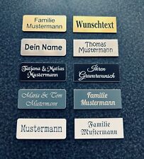 Namensschild klingelschild tü gebraucht kaufen  Bogen