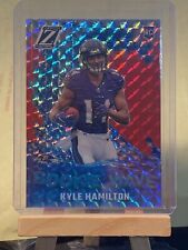 2022 Zenith Football Red Prism Rookie Wave Kyle Hamilton RC for sale  Shipping to South Africa