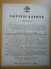 1844 notificazione vendita usato  Imola