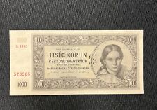Czechoslovakia 1000 korun for sale  Lynbrook