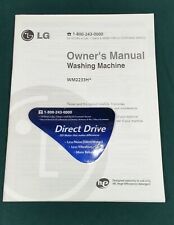 LG Direct Drive Washing Machine WM2233H 47 pages MFL31245109 for sale  Shipping to South Africa