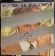 Autographe charles aznavour d'occasion  Menton