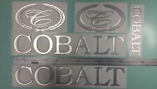 Cobalt boat Emblems 20" chrome + FREE FAST delivery DHL express - Stickers Set for sale  Shipping to South Africa