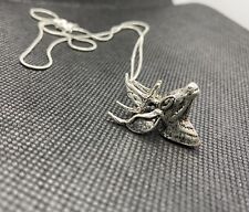 Silver stag necklace for sale  EDINBURGH