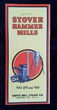 1930 Brochure Stover Hammer Mills Stover Mfg & Engine Co Freeport IL Grain Mill for sale  Westminster