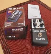 Pedal de efeitos de distorção NUX Metal Core Deluxe embutido porta de ruído equalizador de 2 bandas (C29 comprar usado  Enviando para Brazil