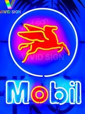 Novo Mobil Oil Pegasus lâmpada cavalo sinal de luz de néon com impressão HD vívida 20" comprar usado  Enviando para Brazil