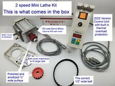 Mini Metal Lathe 1 hp Servo Motor 115V 750W Kit 2 speed Grizzly Harbor Freight for sale  Haines City