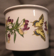 Used, Portmeirion Botanic Garden Pot, 1972 Violets, Butterflies for sale  Shipping to South Africa