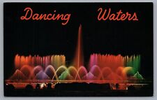 Postal de la Feria Mundial de Nueva York para ver las fabulosas e increíbles aguas danzantes en la fabulosa e increíbles segunda mano  Embacar hacia Argentina