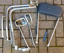 Vintage Lambretta Italy Mod Scooter Parts Accessories Mirrors Bars Backrest for sale  Shipping to South Africa