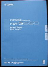 Yamaha PSR-S650 Teclado Estación de Trabajo Original Manual del Propietario Libro, Estado LN. segunda mano  Embacar hacia Argentina
