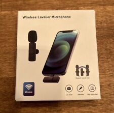 Lavalier Microphone Wireless Audio Video Recording Mini Mic For iPhone for sale  Shipping to South Africa