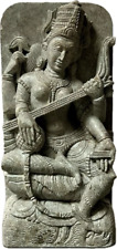 Stone statue saraswati for sale  Shipping to Ireland