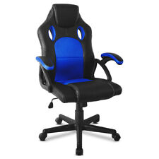 Mc Haus chaise de bureau ergonomique RACING X chaise gaming design sportif bleu d'occasion  Narbonne