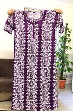 Used, Womens Cotton Kaftan Maternity Gown Maxi Dress Holidays Nighty Size 16 18 20, XL for sale  Shipping to South Africa
